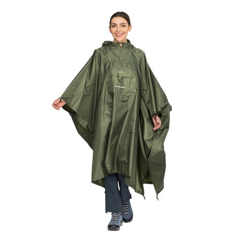 Ponczo przeciwdeszczowe Viking Vesper Backpack - olive - przód