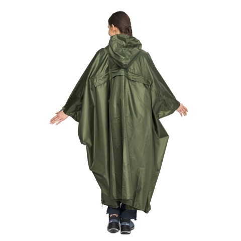 Ponczo przeciwdeszczowe Viking Vesper Backpack - olive - tył