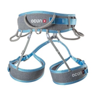 Uprząż wspinaczkowa Ocun Twist Tech Eco - szary/niebieski - roz. L/XL
