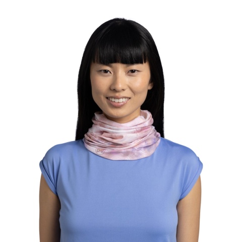 Chusta wielofunkcyjna Buff Insect Shield - Orisa Pink Azalea (różowy) - na szyi