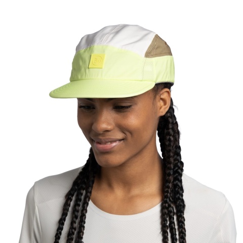 Czapka z daszkiem Buff 5 Panel Go Cap Domus - citron (żółty) - model 2