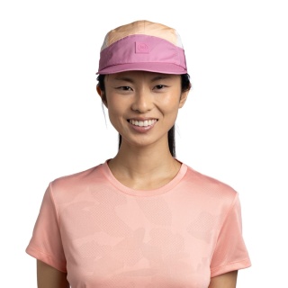 Czapka z daszkiem Buff 5 Panel Go Cap Domus - pink azalea (różowy)