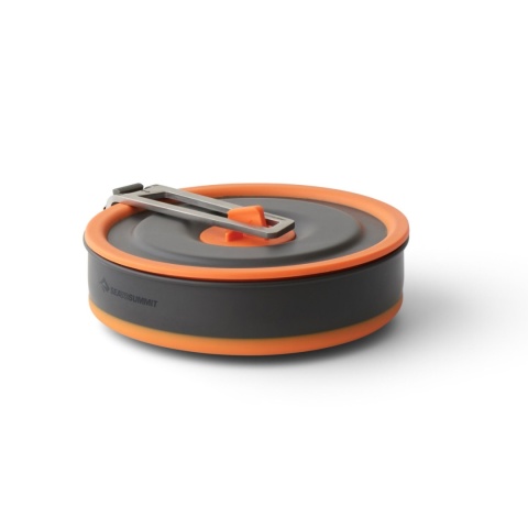 Garnek składany Sea to Summit Frontier Ultralight Collapsible Pot 1l - złożony