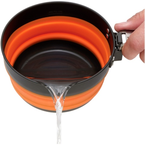 Garnek składany Sea to Summit Frontier Ultralight Collapsible Pot 1l - użycie