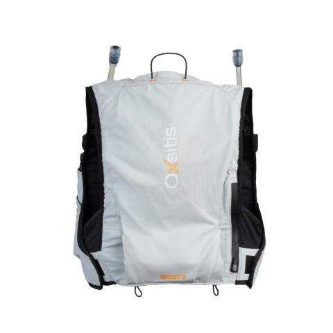 Kamizelka biegowa Oxsitis Ghost 8 - grey/orange - tył