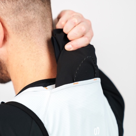 Kamizelka biegowa Oxsitis Ghost 8 - grey/orange - komora