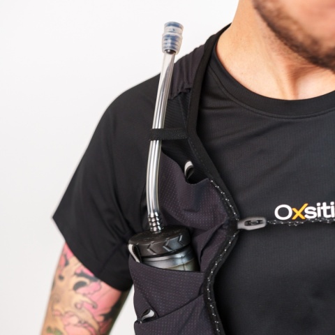 Kamizelka biegowa Oxsitis Ghost 8 - black - softflask 2