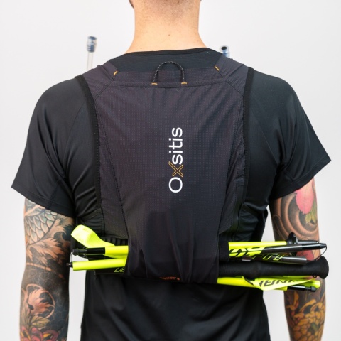 Kamizelka biegowa Oxsitis Ghost 8 - black - model tył