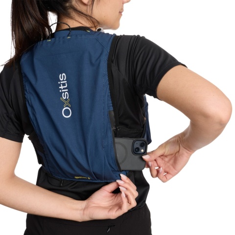 Kamizelka biegowa Oxsitis Ghost 8 - cosmos blue - kieszenie 1