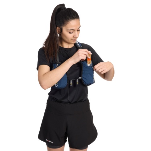 Kamizelka biegowa Oxsitis Ghost 8 - cosmos blue - kieszenie 2