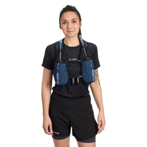 Kamizelka biegowa Oxsitis Ghost 8 - cosmos blue - przód model