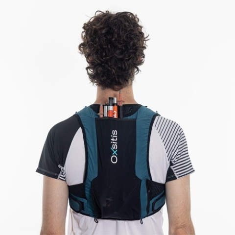 Kamizelka biegowa Oxsitis Gravity 10 - lake - przenoszenie kijów 1