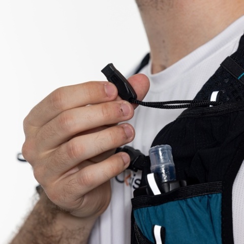 Kamizelka biegowa Oxsitis Gravity 10 - lake - gwizdek