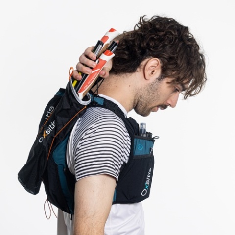 Kamizelka biegowa Oxsitis Gravity 10 - lake - pokrowiec quiver 2 (brak w zestawie)