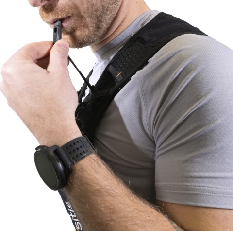 Kamizelka biegowa Oxsitis Gravity 10 - black - gwizdek