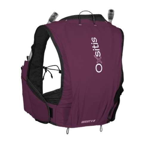 Kamizelka biegowa damska Oxsitis Ghost 8 - plum - główne
