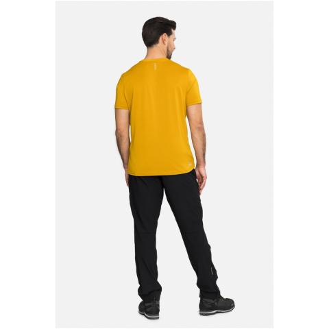Koszulka męska Viking Tover Man Polartec - żółty - z daleka tył
