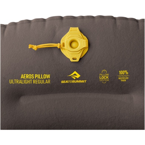 Poduszka dmuchana Sea to Summit Aeros Ultralight Pillow Regular - beluga - zawór