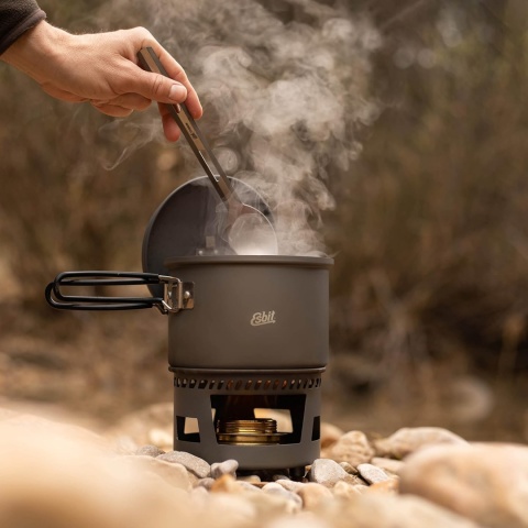 Łyżka turystyczna Esbit Titanium Long Spoon - użycie