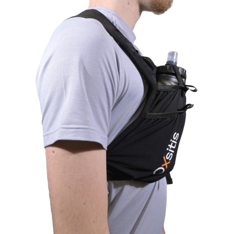 Kamizelka biegowa Oxsitis Gravity 5 - black - bok