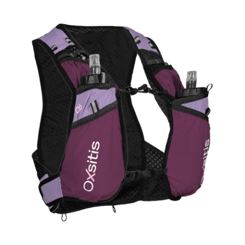 Kamizelka biegowa damska Oxsitis Gravity 5 - lilac - przód