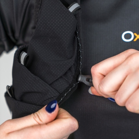 Plecak biegowy Oxsitis Spectre 12 - black/orange - regulacja