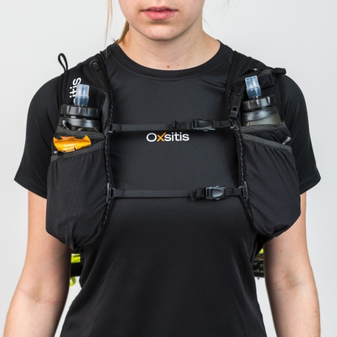 Plecak biegowy Oxsitis Spectre 12 - black/orange - przód model 3