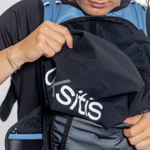 Plecak biegowy damski Oxsitis Spectre 12 - cloud blue - komora główna 5