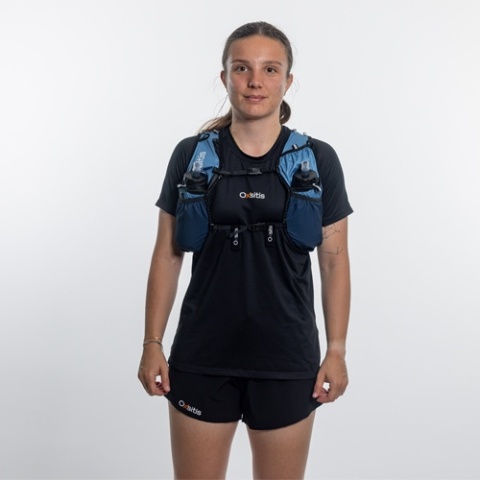 Plecak biegowy damski Oxsitis Spectre 12 - cloud blue - model przód