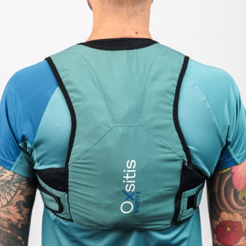 Kamizelka biegowa Oxsitis Gravity 5 - green - tył model