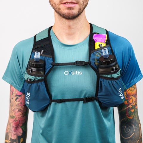 Kamizelka biegowa Oxsitis Gravity 5 - green - przód model