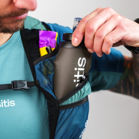 Kamizelka biegowa Oxsitis Gravity 5 - green - softflask