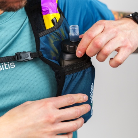 Kamizelka biegowa Oxsitis Gravity 5 - green - softflask 2