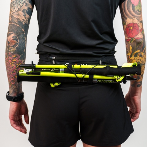 Pas biegowy Oxsitis Ghost Slimbelt - black - użycie 3