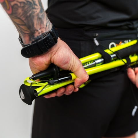 Pas biegowy Oxsitis Ghost Slimbelt - black - użycie 7