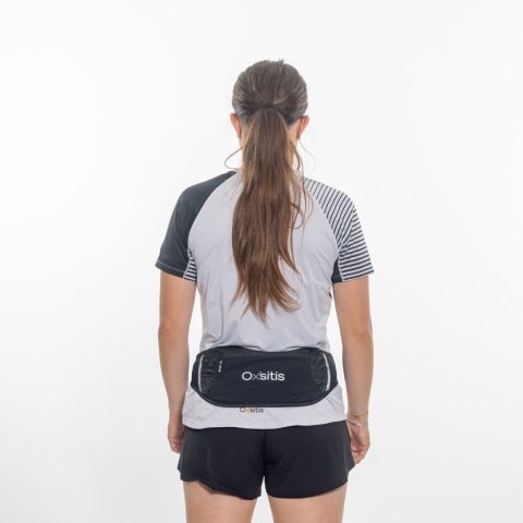 Pas biegowy Oxsitis Gravity Runbelt - black/blue - model tył