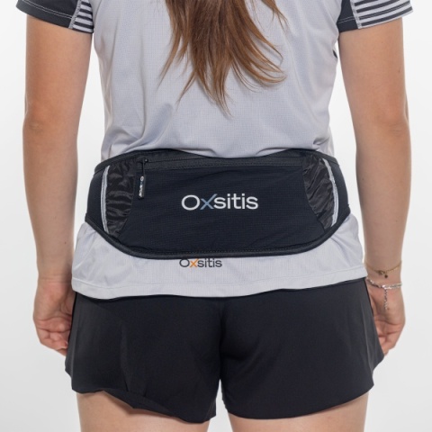 Pas biegowy Oxsitis Gravity Runbelt - black/blue - zbliżenie