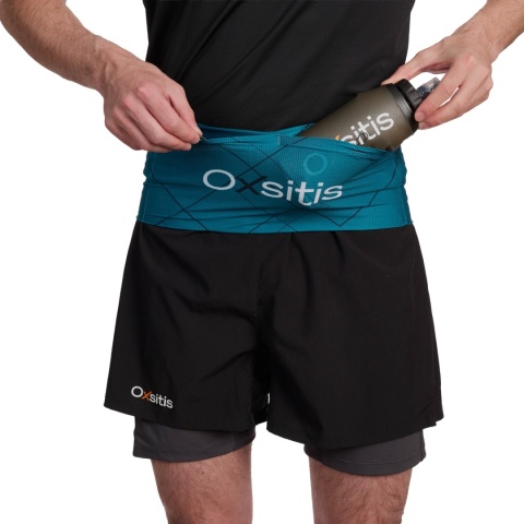 Pas biegowy Oxsitis Gravity Slimbelt - lake - kieszeń przód