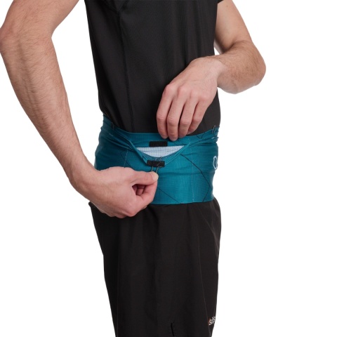 Pas biegowy Oxsitis Gravity Slimbelt - lake - zapięcie na rzep