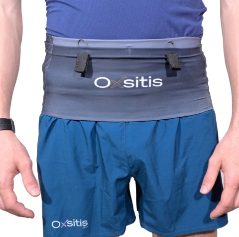 Pas biegowy Oxsitis Spectre Slimbelt - navy blue - przód