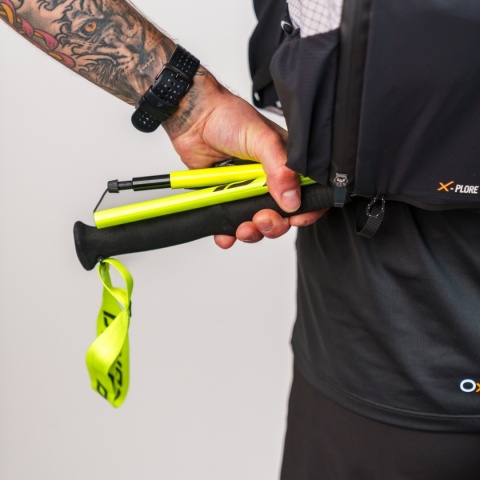 Plecak biegowy Oxsitis X-Plore 28+5 - grey - kieszeń na kije