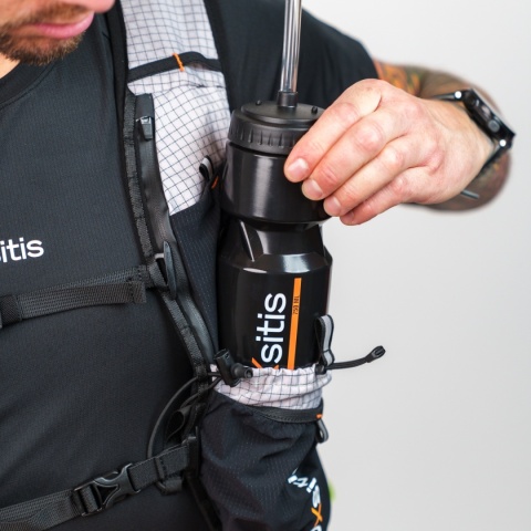 Plecak biegowy Oxsitis X-Plore 28+5 - grey - bidon