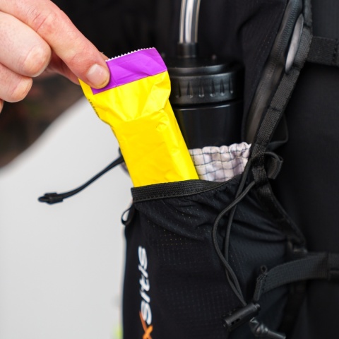 Plecak biegowy Oxsitis X-Plore 28+5 - grey - kieszeń na bidonie