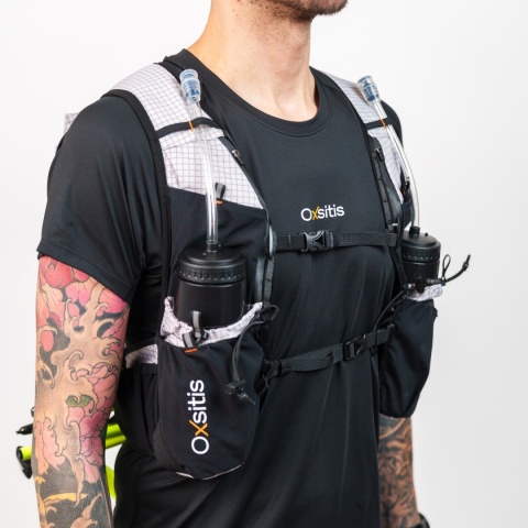 Plecak biegowy Oxsitis X-Plore 28+5 - grey - bok