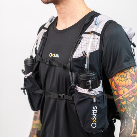 Plecak biegowy Oxsitis X-Plore 28+5 - grey - drugi bok