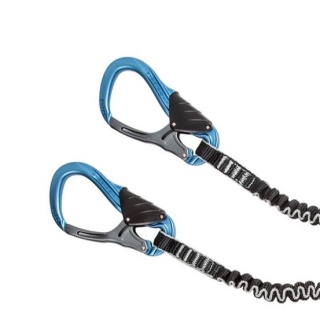 Lonża via ferrata Ocun Captur Lite Swivel - niebieski
