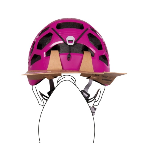 Kask wspinaczkowy damski Camp Ikon Nova - fuksja - tył