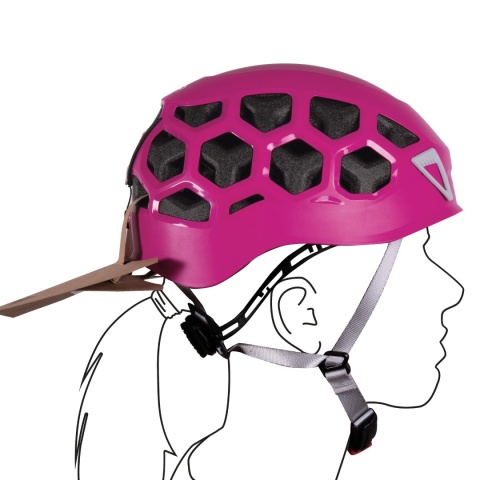 Kask wspinaczkowy damski Camp Ikon Nova - fuksja - bok
