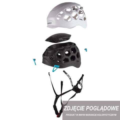 Kask wspinaczkowy damski Camp Ikon Nova - fuksja - budowa