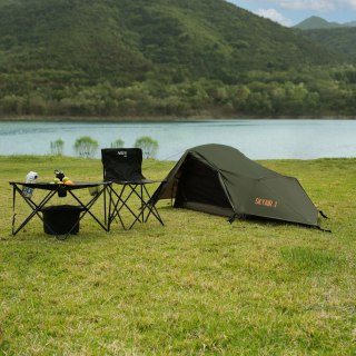 Namiot trekkingowy 1-osobowy Nils Camp NC2501 Ultralight SkyAir - olive
